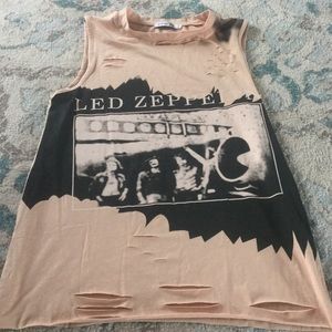 New Led Zeppeitn Zeppelin tank size medium